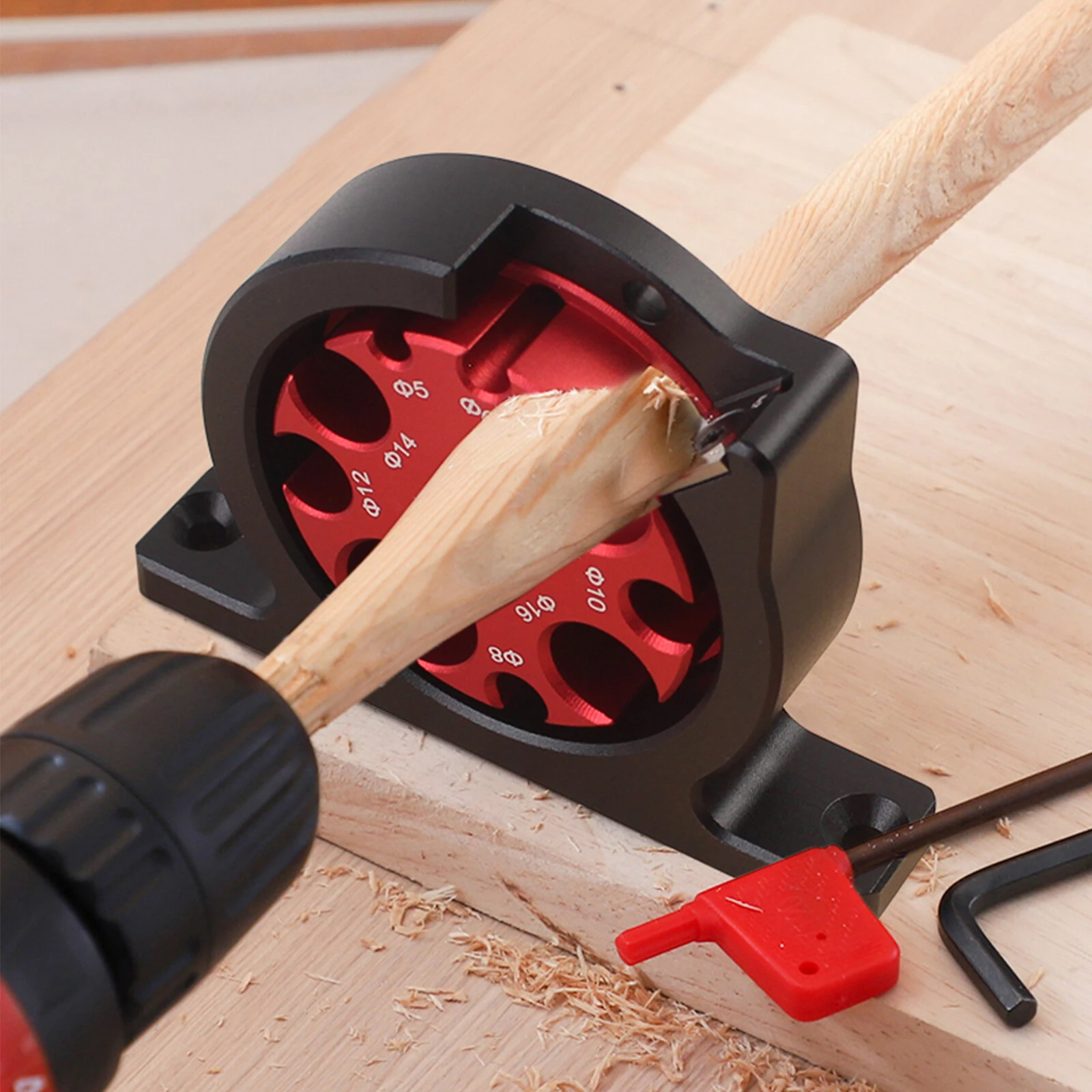 Aluminum Alloy Dowel Maker 5-20mm | Carbide Blade for Woodworking - Electric Drill Tool