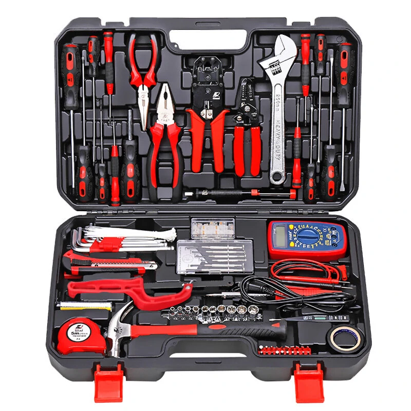 KAFUWELL H2923A 138pcs Electrician Tool Kit | Network & Telecom Pliers | Circuit Repair Tools