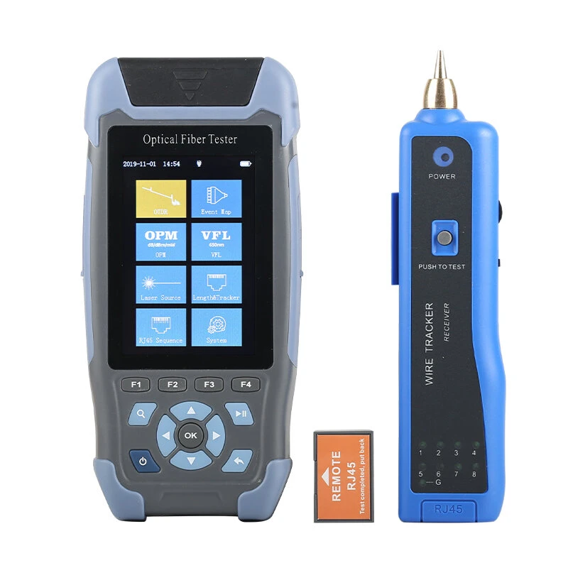FF-980REV Pro Mini OTDR | 9-in-1 Fiber Optic Tester with VFL & OPM | 64km Range