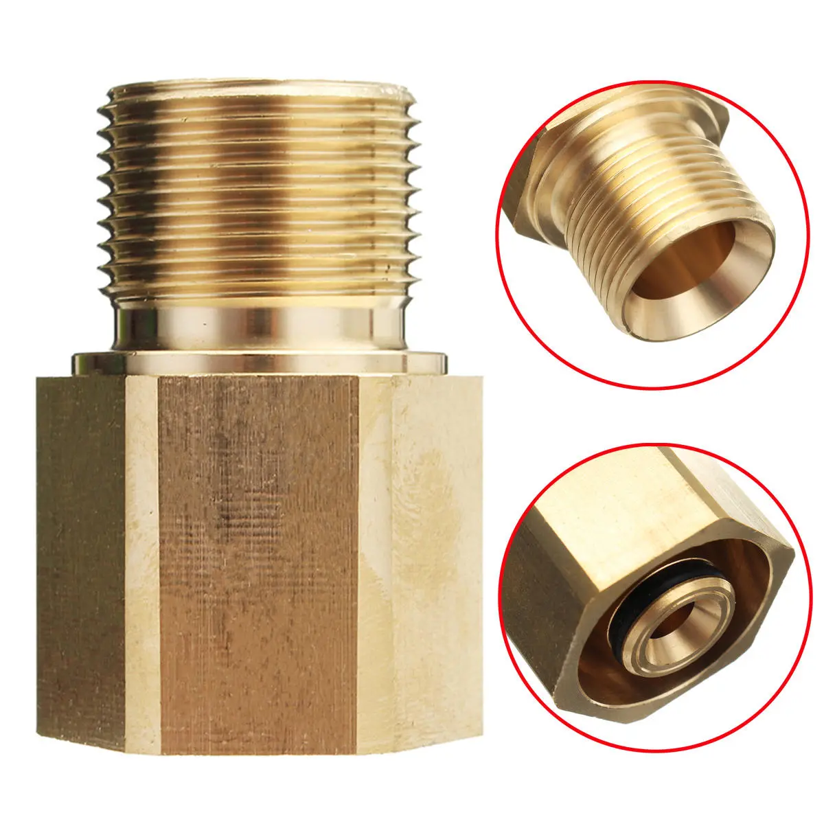 Easy Lock to M22 Adaptor - Pressure Washer Hose Trigger Coupling for Karcher