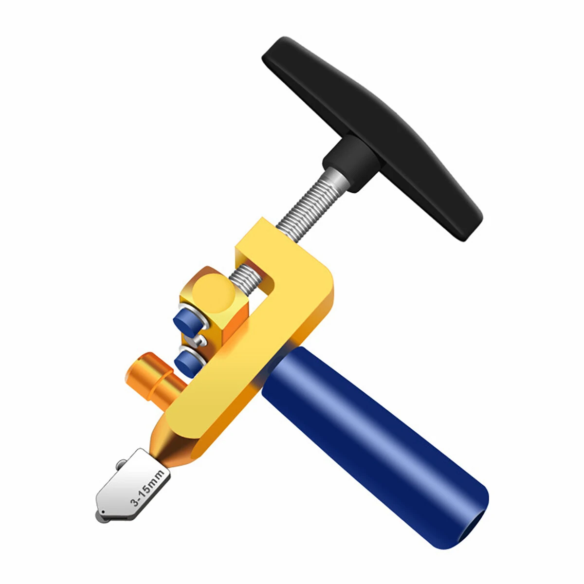 Easy Glide 2-in-1 Glass Tile Cutter | One-Piece Aluminum Alloy Breaker Hand Tool