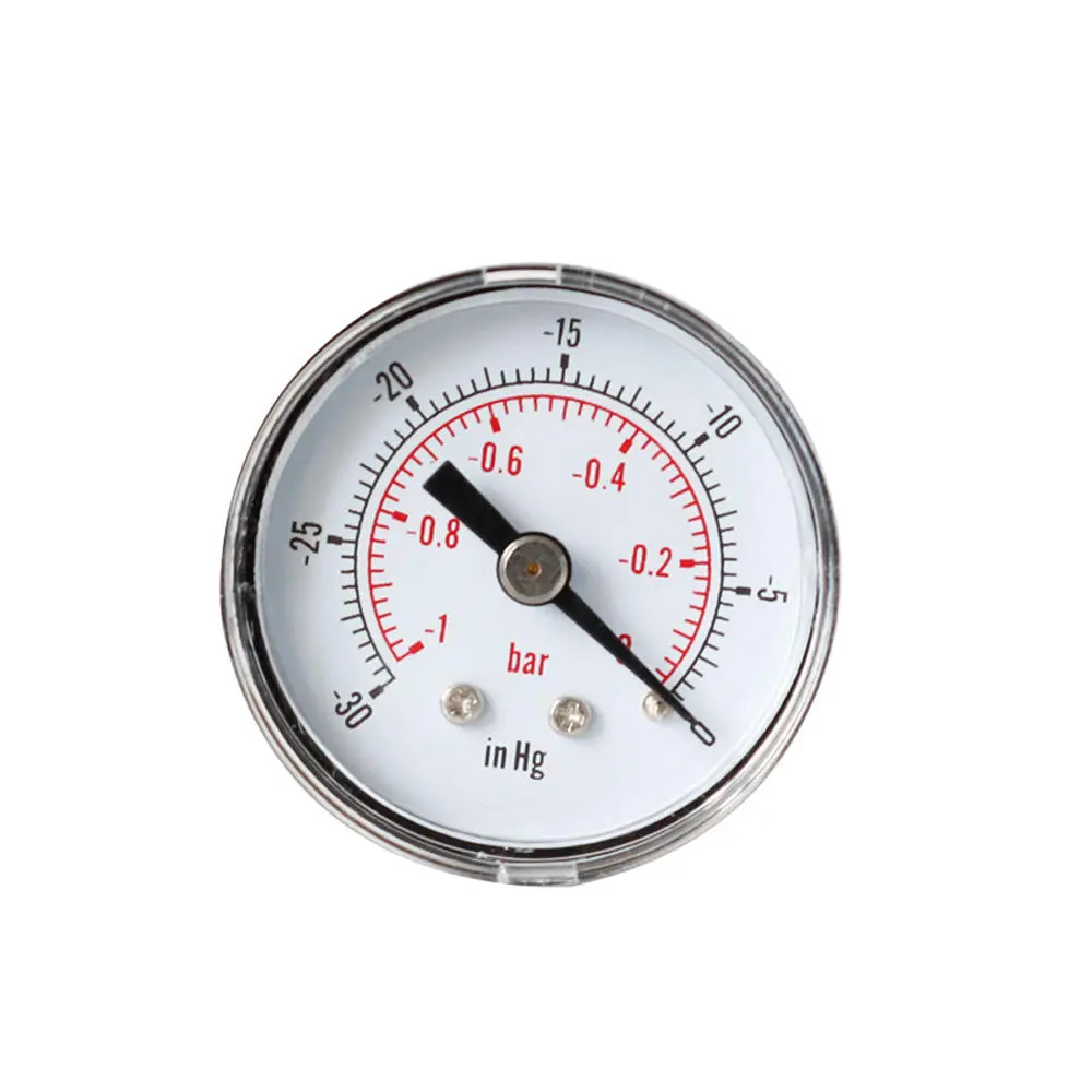 TS-YZ40Z8 Pressure Gauge | 40.5mm Dial -30-0 inHg & -1-0 bar | 1/8 BSPT