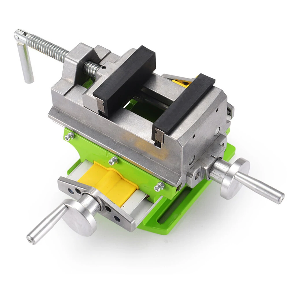 BG-6368 3 Inch Cross Slide Vise - Aluminum Alloy Compound Table for Milling & Drilling