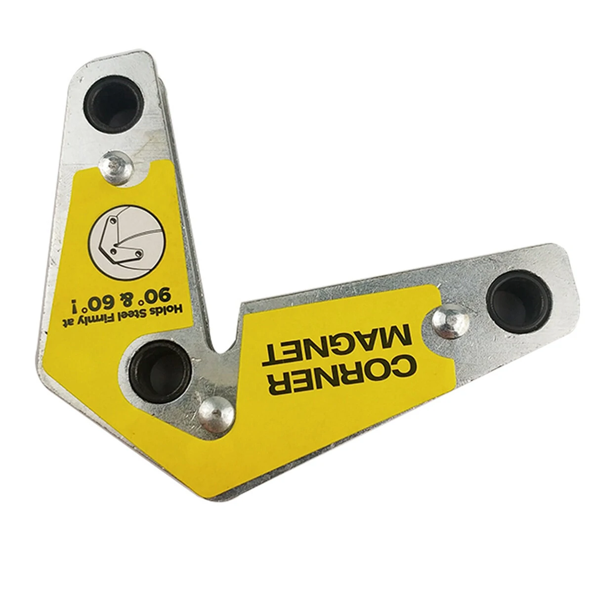 Magnetic Welding Holder | 2-Piece 25lb Angle Arrow Soldering Locator Tool
