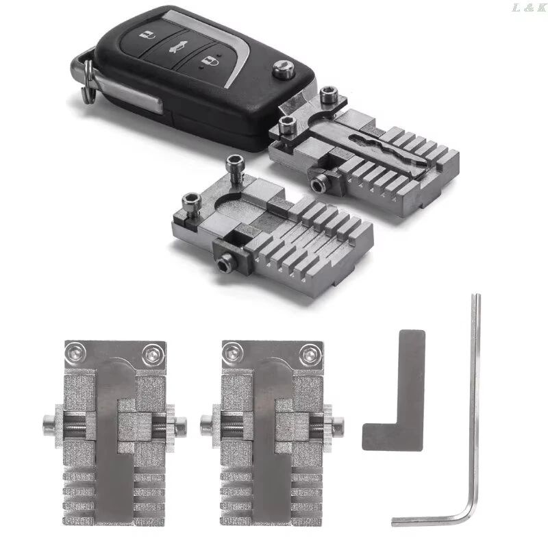 Universal Key Cutting Machine - Stainless Steel Duplicating Tool for Car & Door Keys