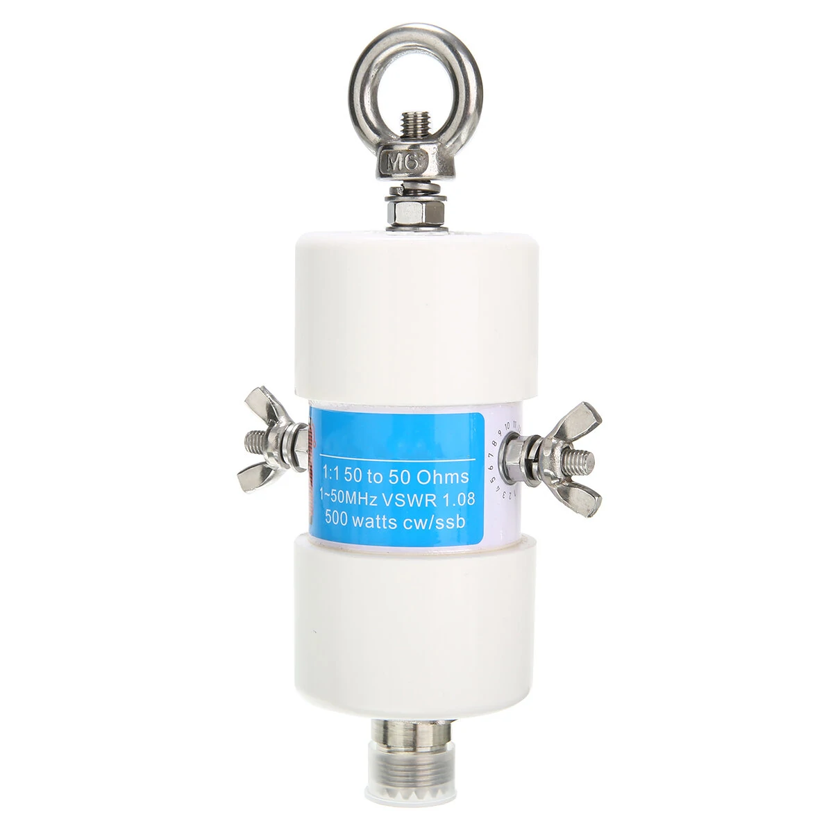 Durable 160m-6m 500W Waterproof HF Balun 1:1 | 1.8-50MHz for Shortwave Antenna