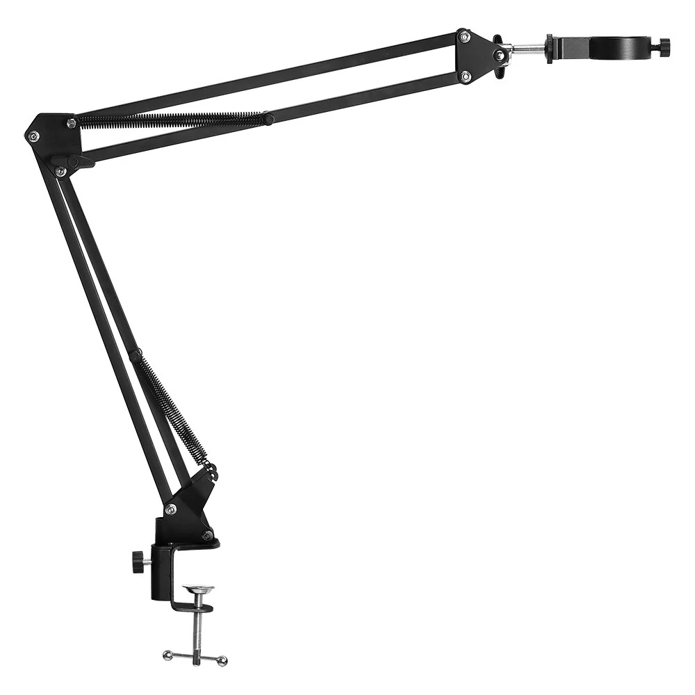 Industrial Microscope Camera Bracket - 360° Rotation & Monocular Design | High Quality Metal, 3.5 lbs Load | Compatible with 42mm & 50mm Lenses