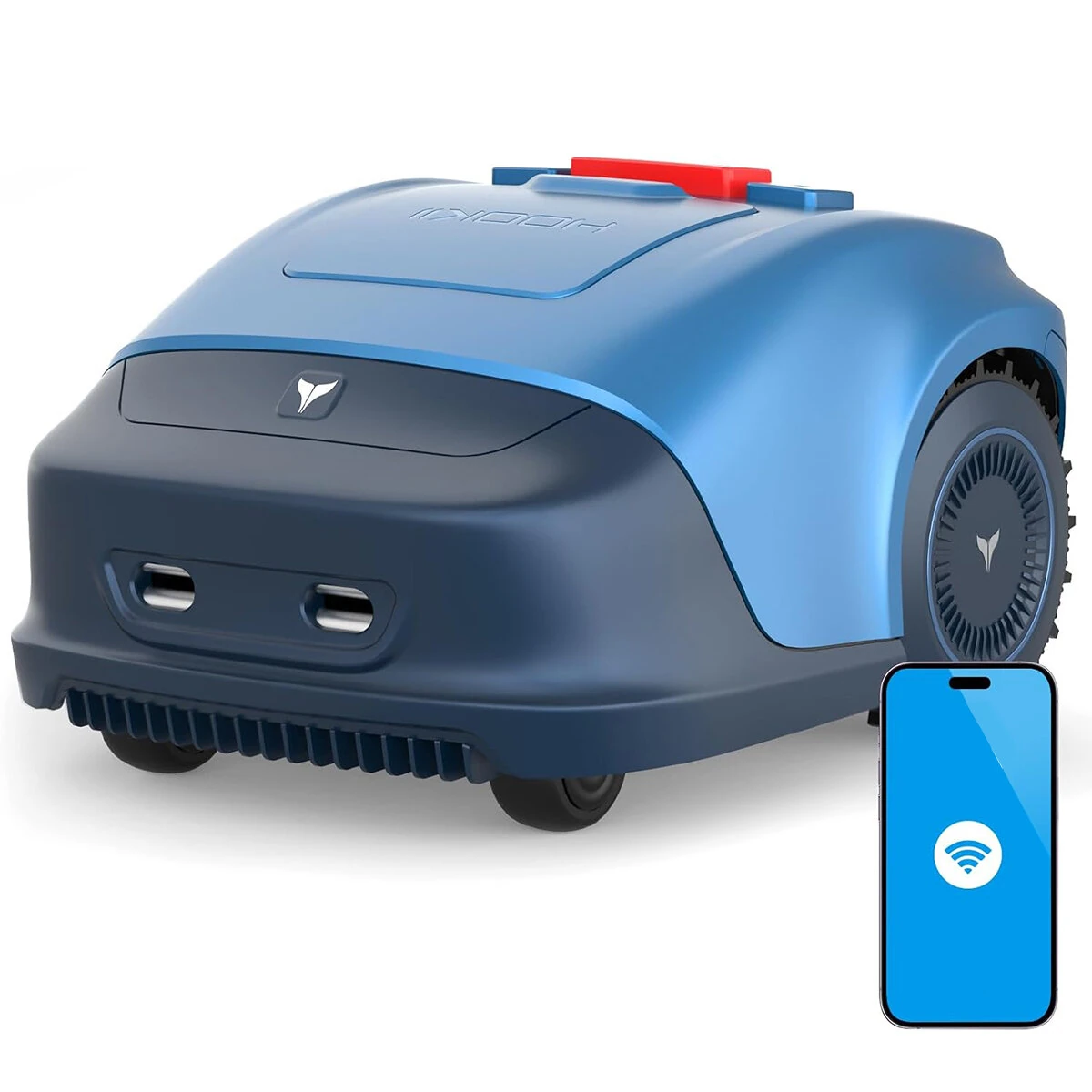 Robotic Lawn Mower with AI Navigation - 3000 RPM Brushless Motor - 20-55mm Cutting Height