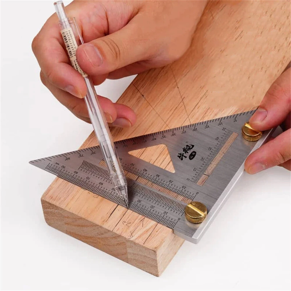 Carpenter Square - 3D Multi Angle Measuring Ruler | Precision Woodworking Tool