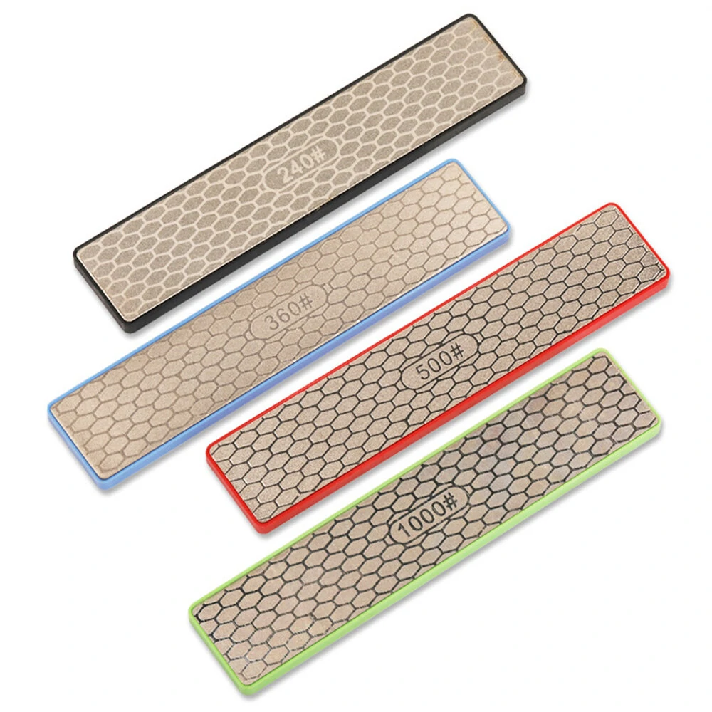 DMD Diamond Knife Sharpener | 240 to 1000 Grit Whetstone for Kitchen & Camping