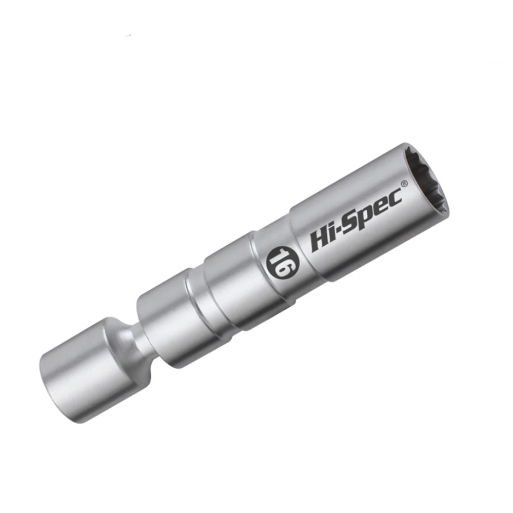 NGK Spark Plug Socket - 14mm/16mm Universal Magnetic Wrench | Drill Attachment