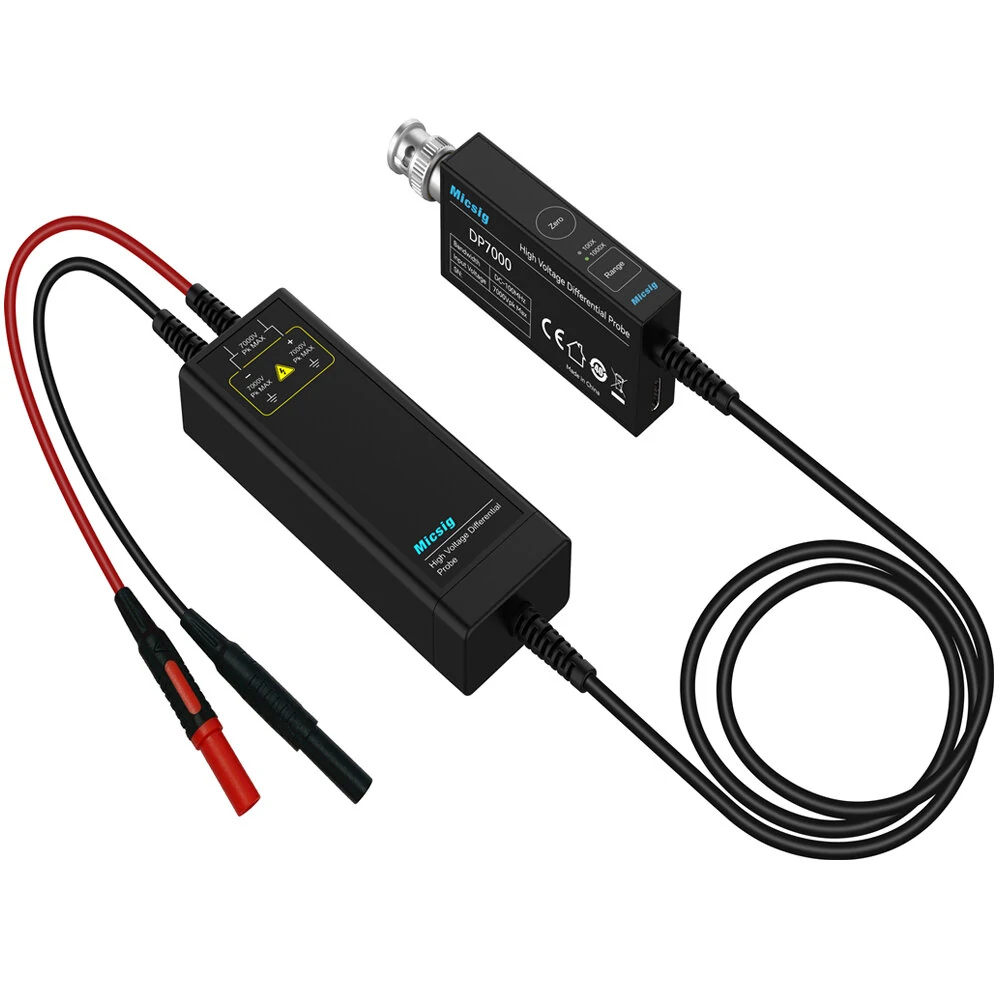 Micsig DP7000 Differential High Voltage Probe | 7000Vpk | Compact Design