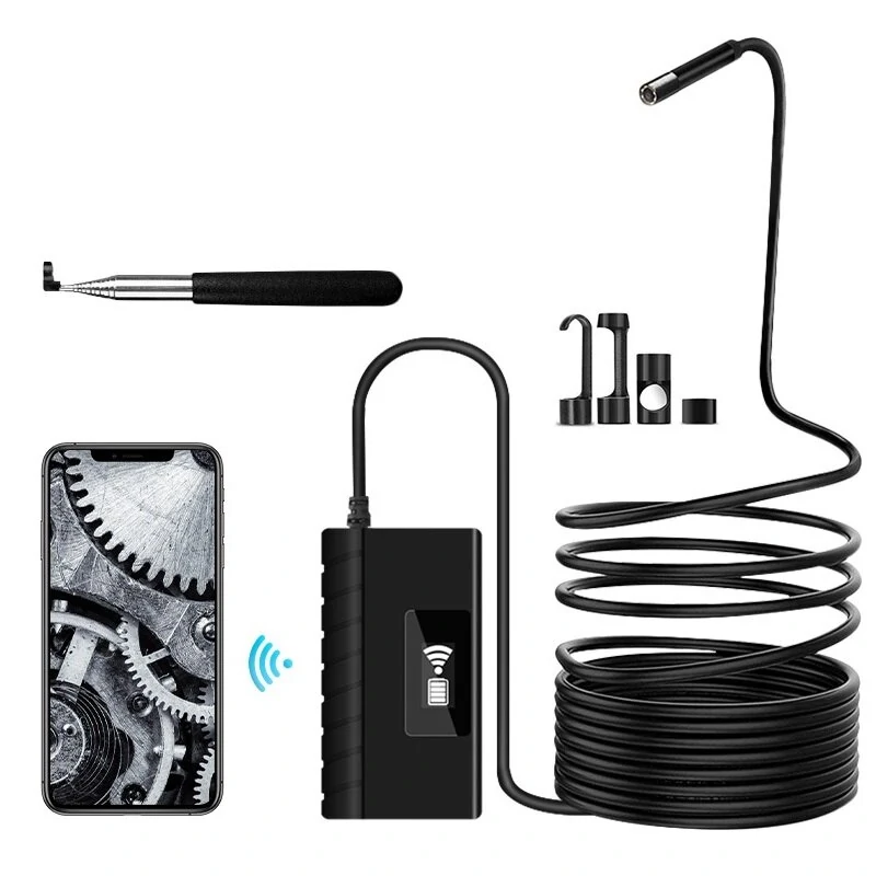 1080P HD Borescope Camera - Wifi USB for iPhone & Tablet - Semi-Rigid Snake Camera