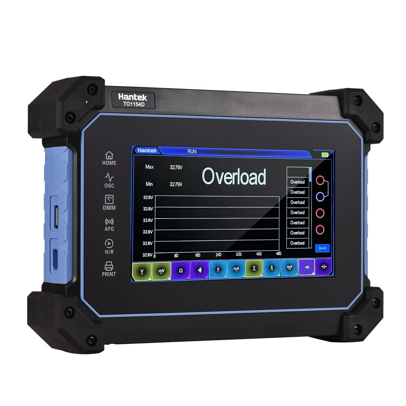 Hantek TO1154D 4-Channel 150MHz Oscilloscope Multimeter | 1GSa/s, 8M Depth, 25MHz Signal Generator