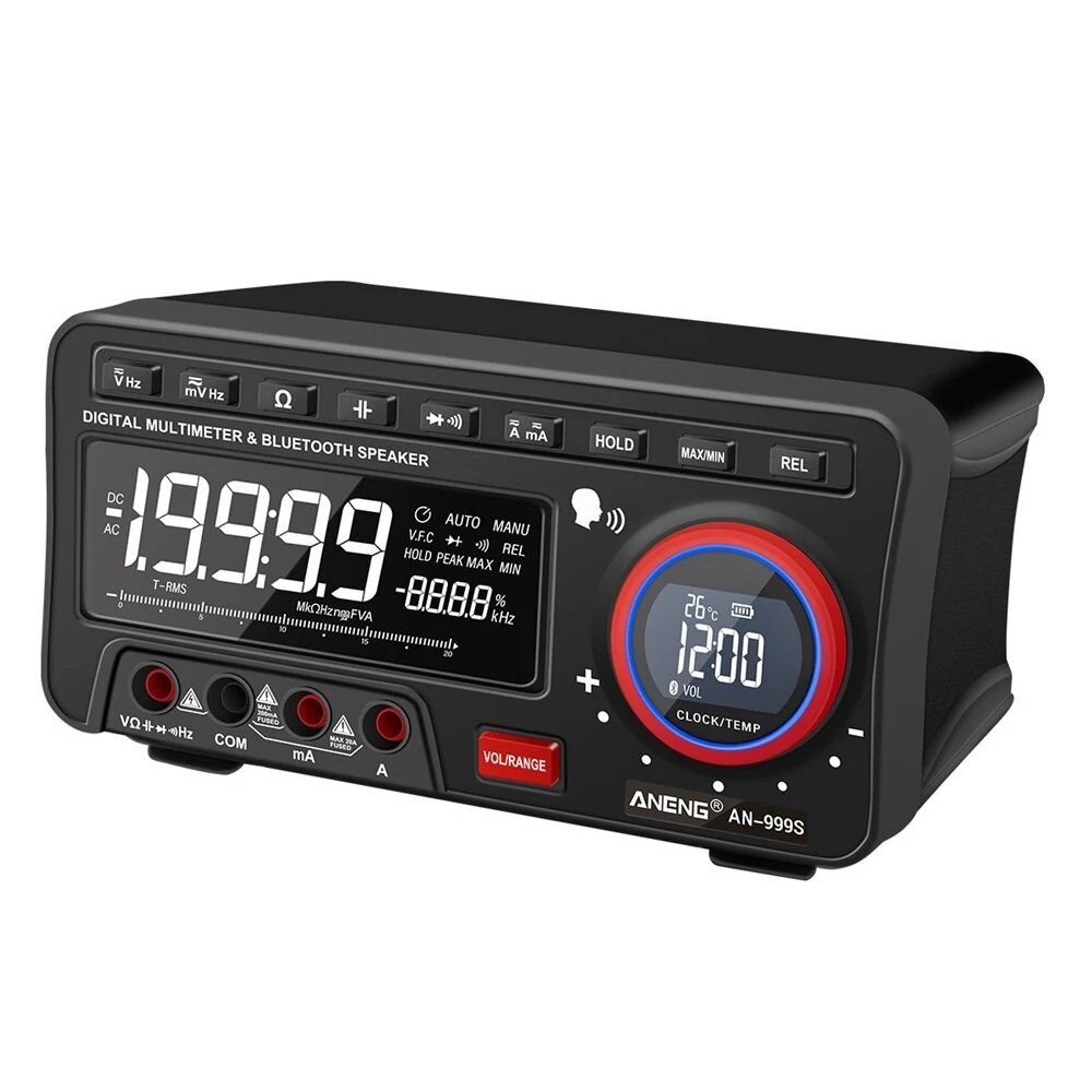 ANENG AN999S True RMS Bluetooth Multimeter | 19999 Counts, Auto-Range, Voice Broadcast