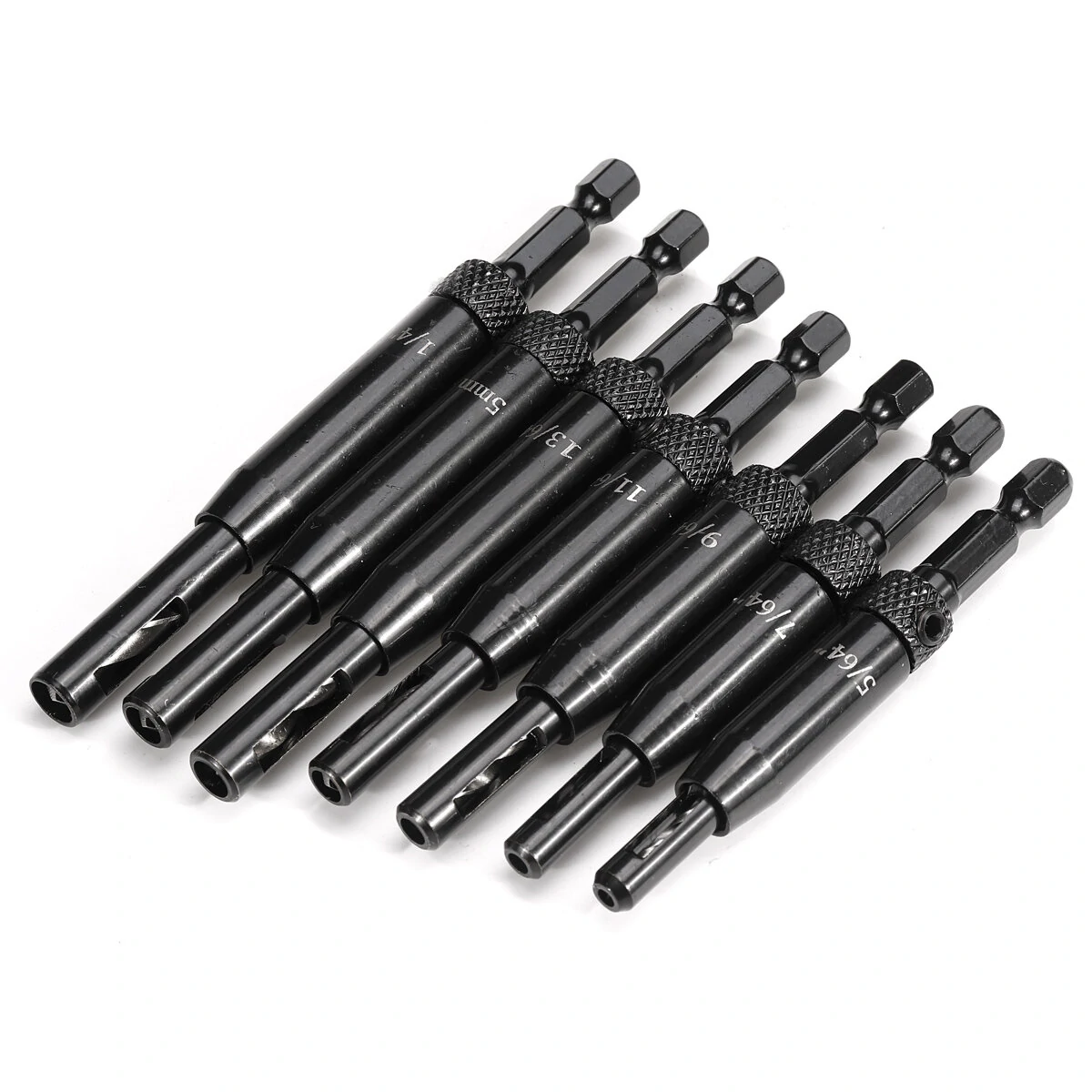 Self Centering Hinge Drill Bit Set | Pilot Hole Guide for Hardware & Drawers