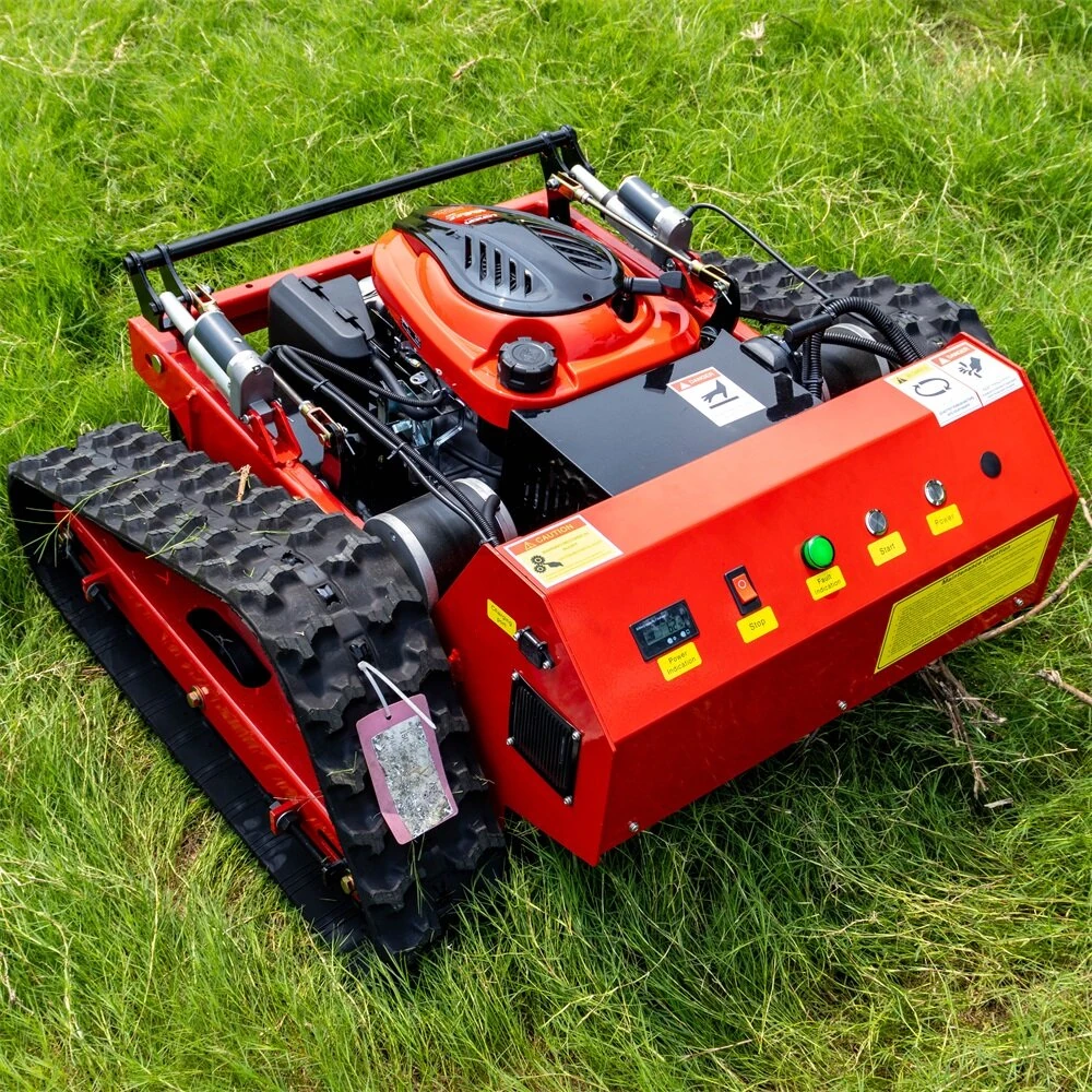 HT-550B Remote Controlled Lawn Mower | 550mm 9HP Gasoline Engine | Adjustable Height & 45° Inclination
