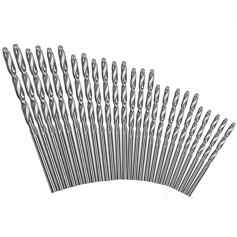 10pcs HSS Twist Drill Bit Set | 0.5-3.0mm For Woodworking & Repair
