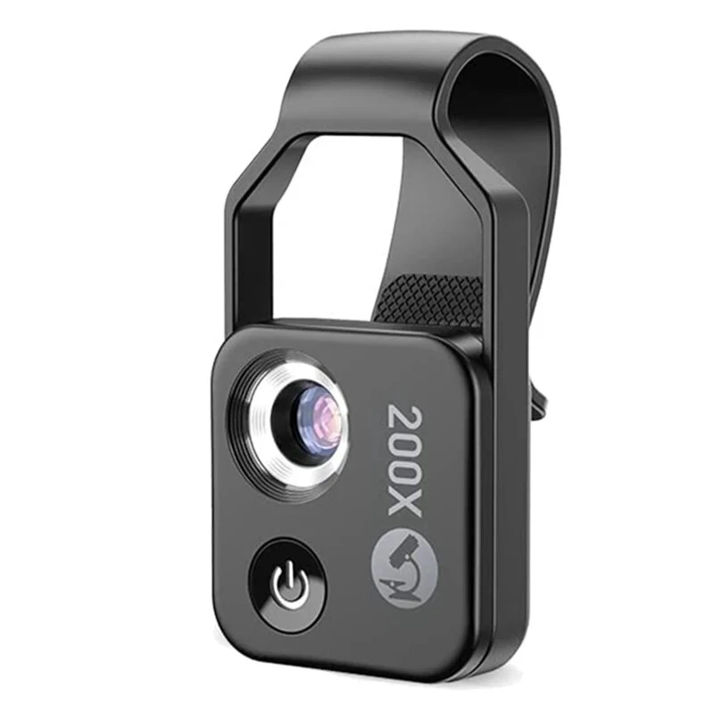 Pocket USB Microscope - 200X Zoom & CPL Lens | Rechargeable for Jewelry, Skin, Lab