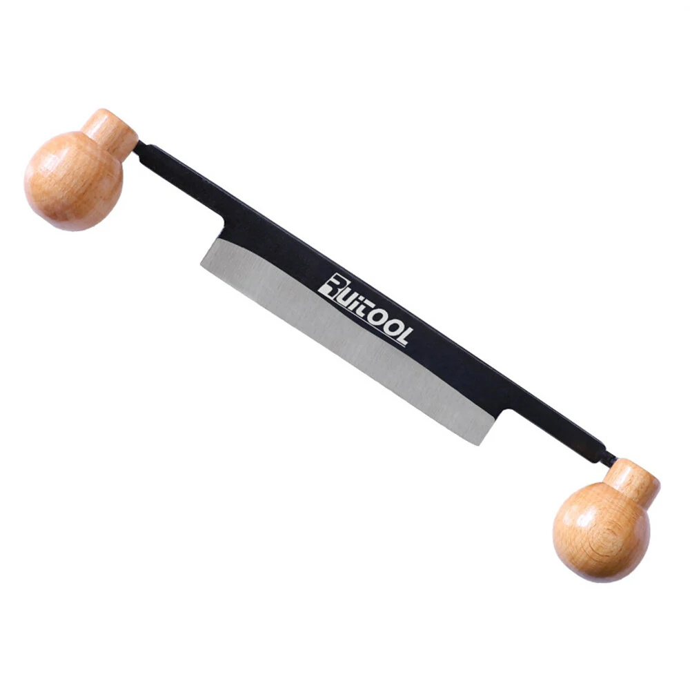 Draw Knife - High Carbon Steel Blade & Wooden Handle | Woodworking Debarking Tool