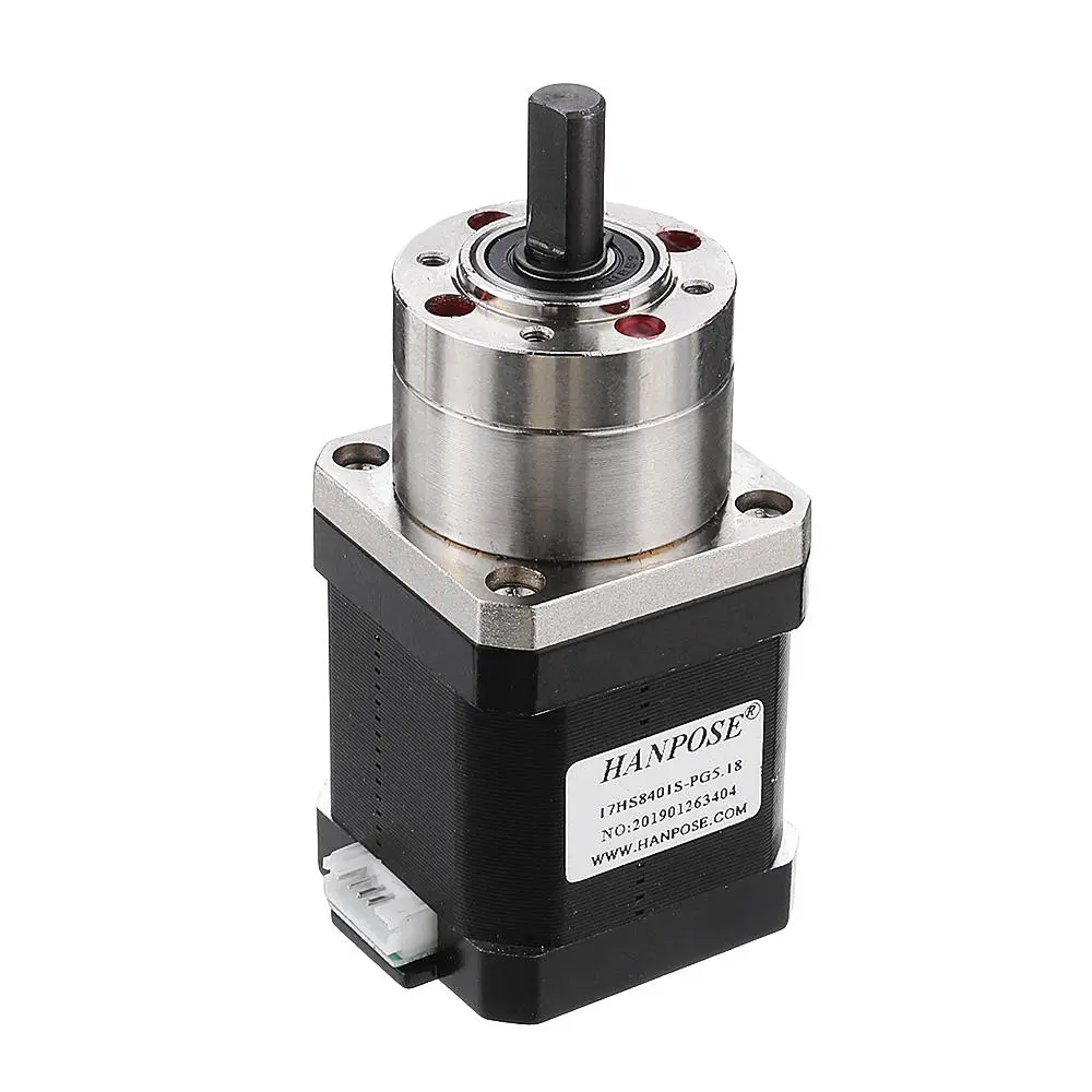 HANPOSE Nema 17 Stepper Motor | 42:1 Planetary Gear Extruder Motor 17HS8401S-PG