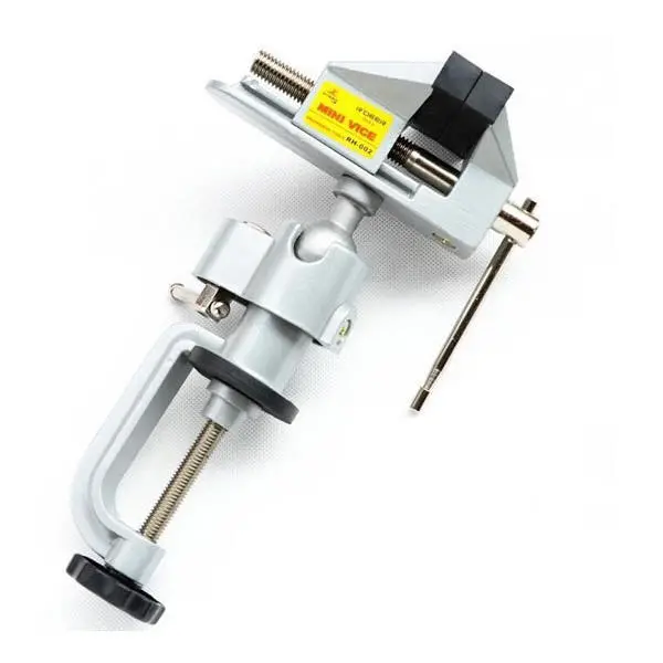 RDEER RH-002 Aluminum Table Vise - 360 Degree Rotating Universal Clamp