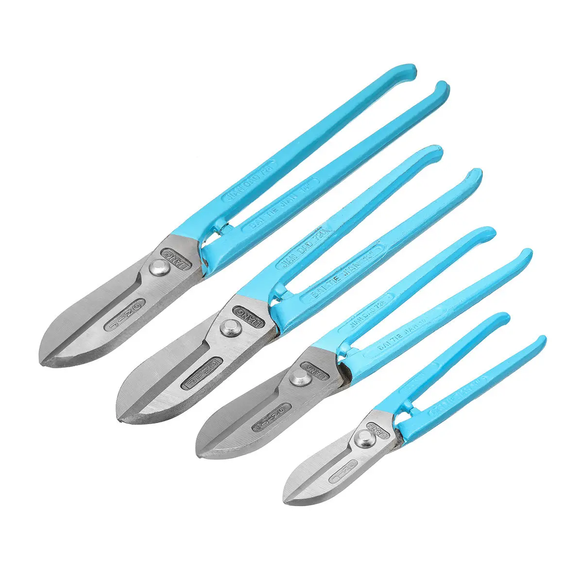 Straight Tin Snips - Metal & Aluminum Sheet Cutter for Thin Gauge Cutting