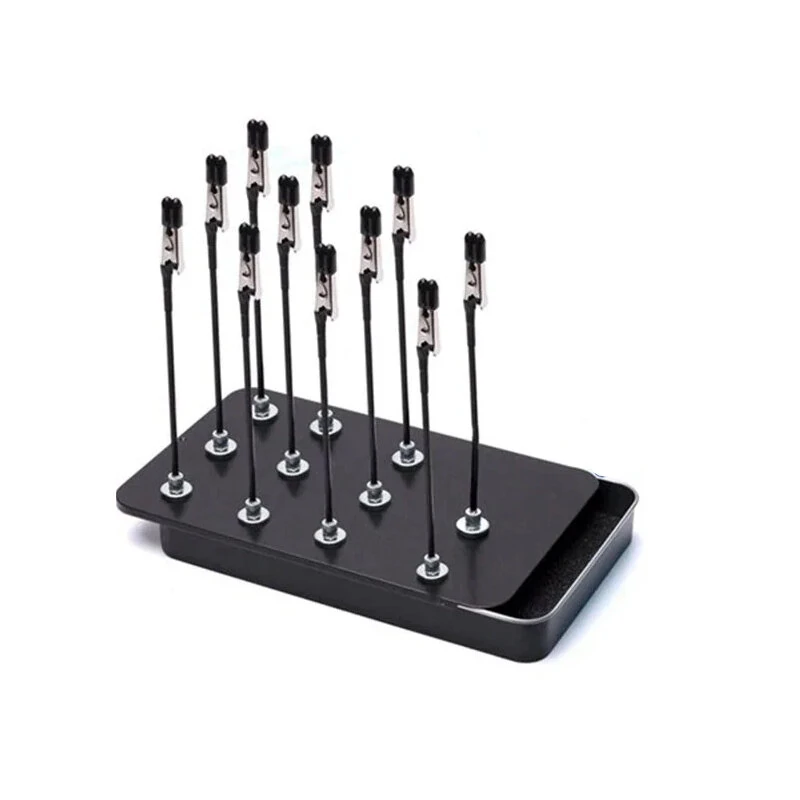 12PCS Magnetic Bendable Alligator Clip Sticks | Model Painting Stand & Holder for Airbrush