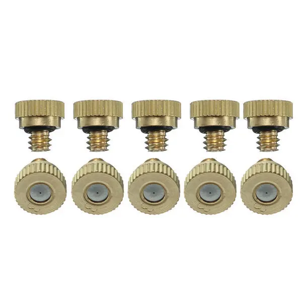 Brass Misting Nozzles 0.3mm | 10/24 UNC Thread For Cooling System & Watering