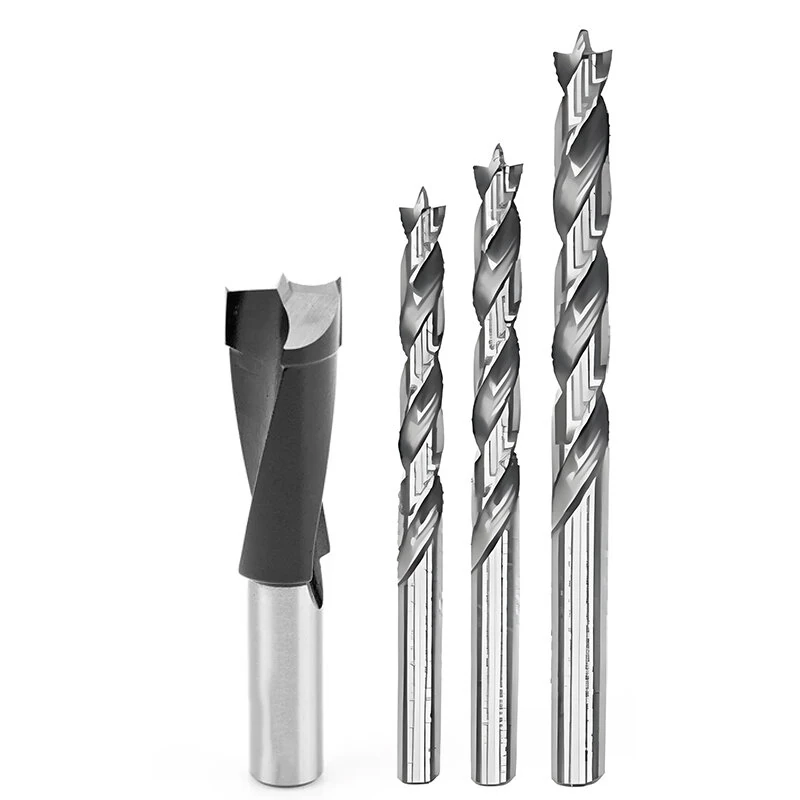 ENJOYWOOD 15mm Hole Cutter & 7-10mm Drill Bits Set | Aluminum Alloy Router Bit