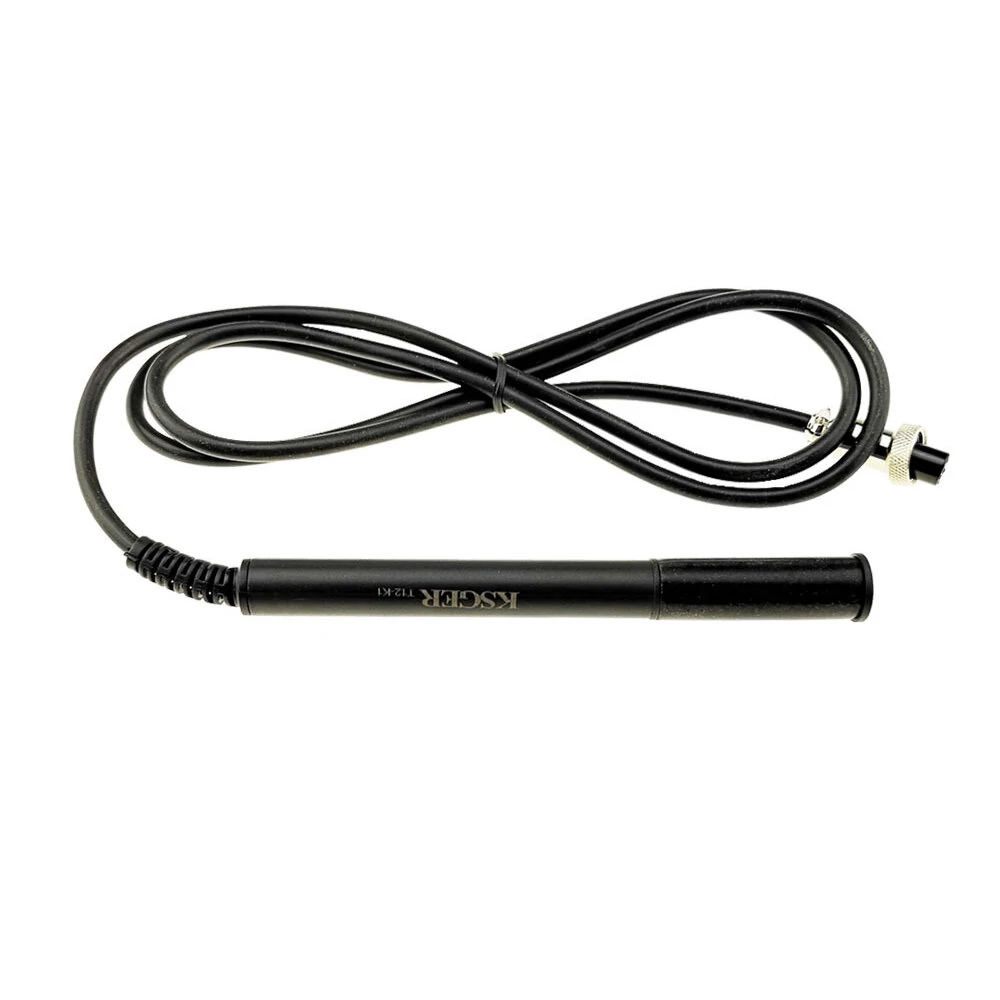 KSGER T12 Soldering Iron Handle | STM32 OLED DIY Pen | Silicone Grip Welding Tip