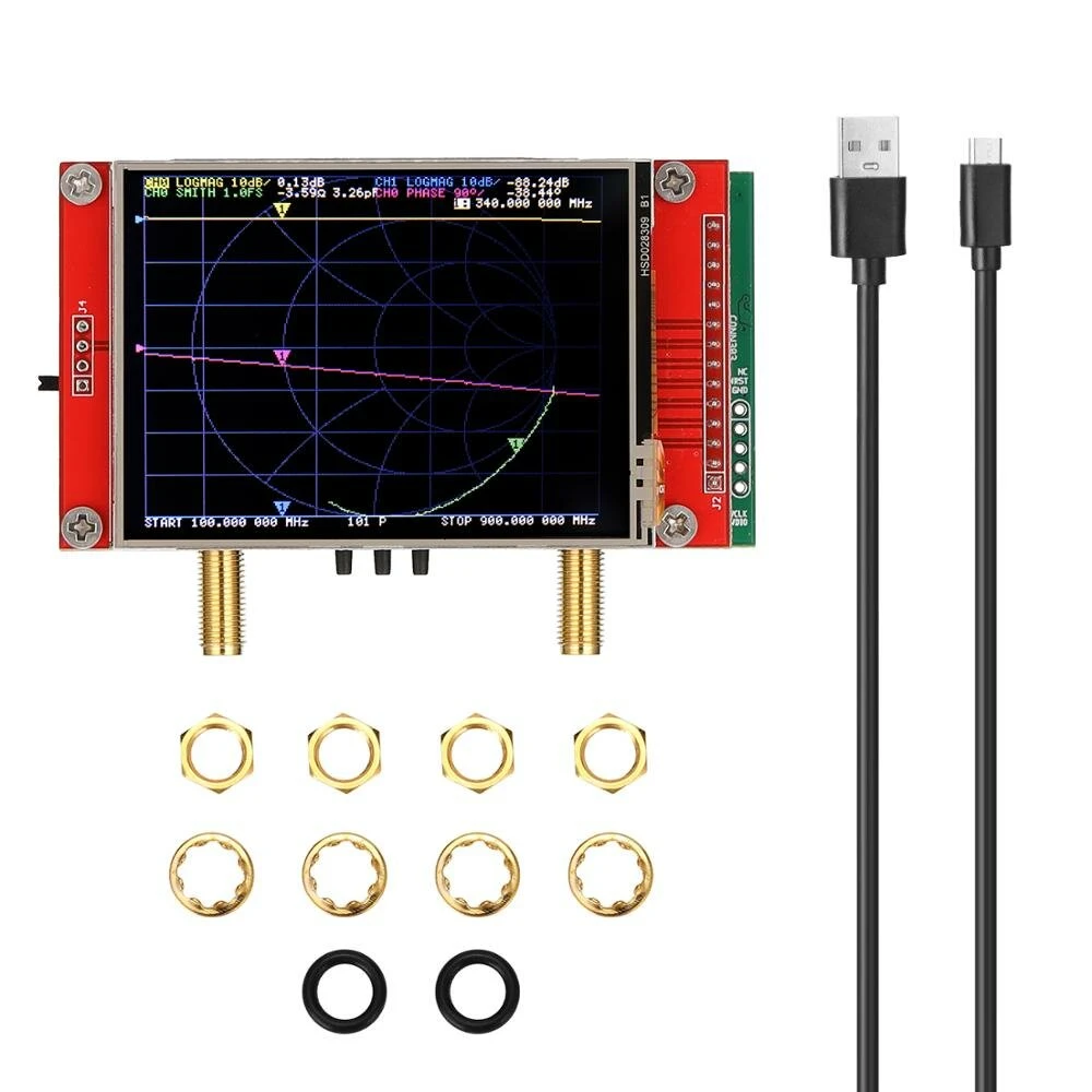 NanoVNA V2 3G | 50KHz-3GHz Vector Network Analyzer | Antenna & Cable Tester