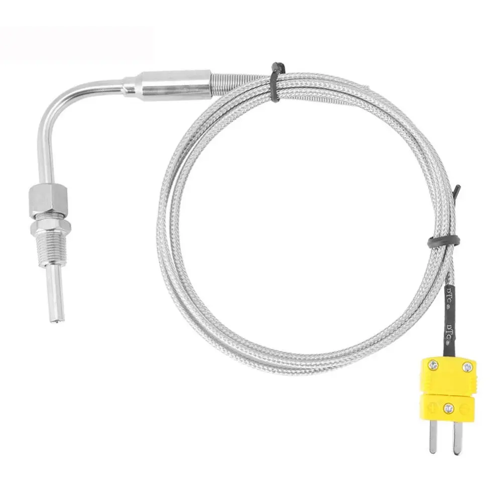 EGT K-Type Thermocouple - 0-1250°C Exhaust Gas Temp Sensor with Exposed Tip