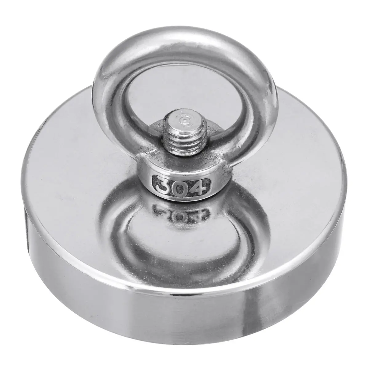 NJ36 Neodymium Fishing Magnet - 50KG Pull 36mm for Treasure Hunting & Recovery