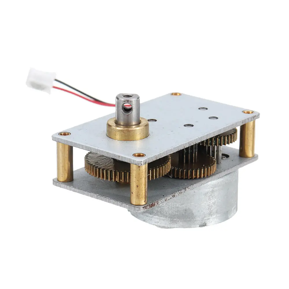 ZB4124-300 DC 6V Low Speed Metal Gear Motor - Reducer Valve Motor