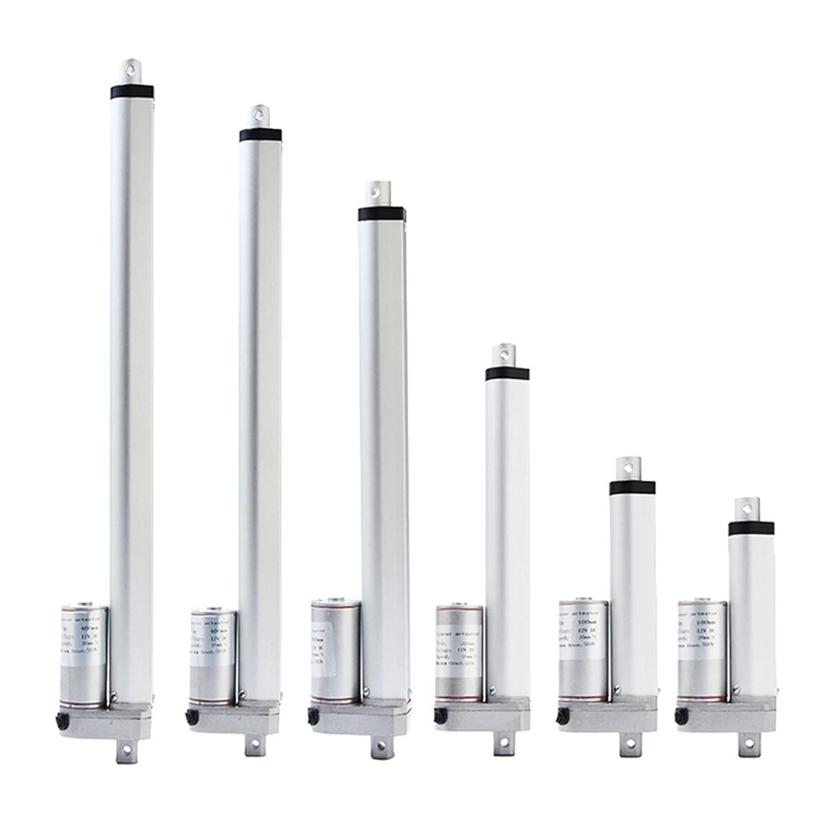 400N Linear Actuator Motor - 12V DC, 25mm/s Speed, 50-400mm Stroke