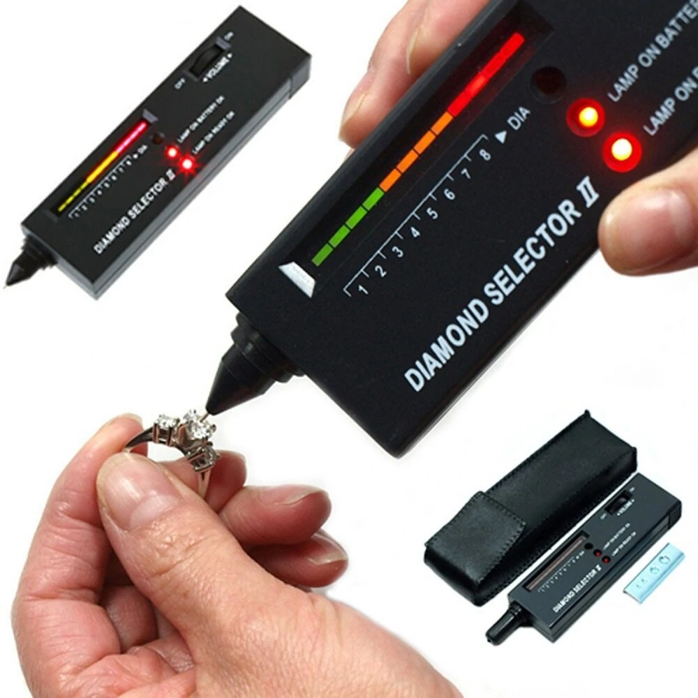 V2 Professional Diamond Tester - High Accuracy Gemstone Selector Tool with LED Indicator