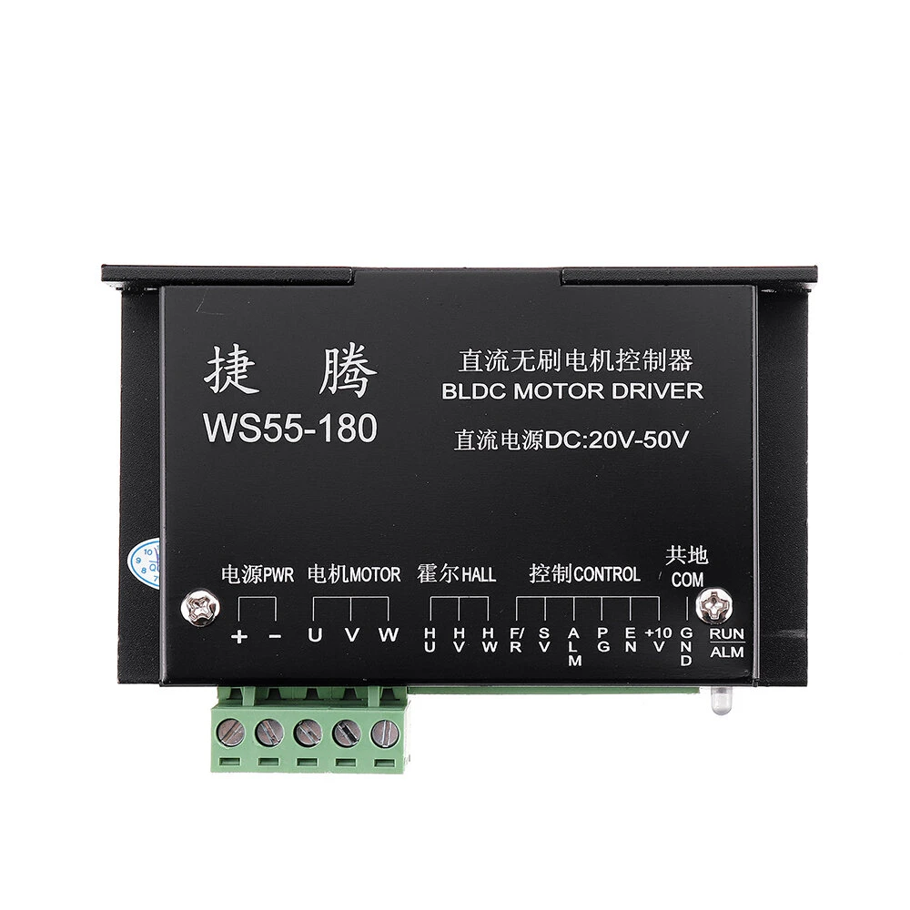 WS55-180 MACH3 Spindle Governor | 20V-50V DC Brushless Driver for High Speed
