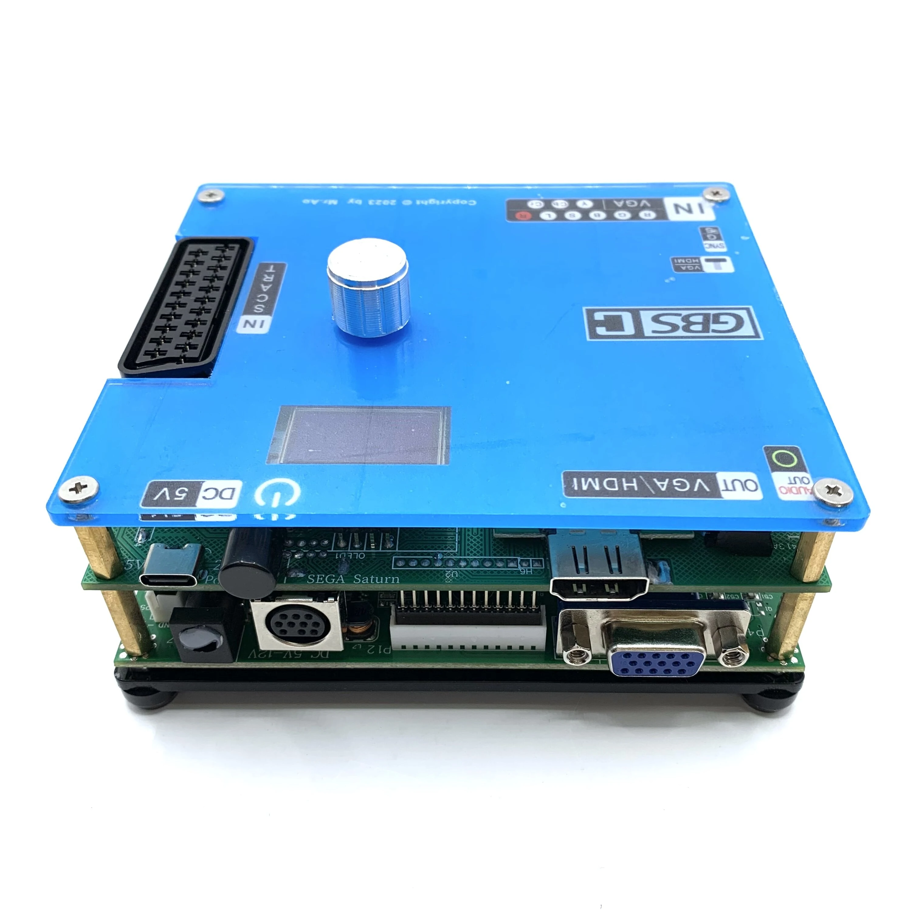 GBSC Control Video Converter - RGBS SCART YPbPr to VGA HDMI | Retro Game Transcoder