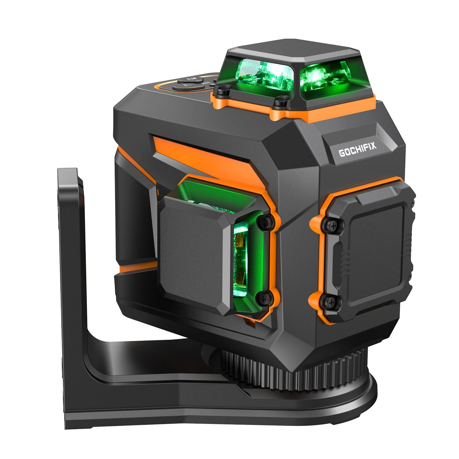 GOCHIFIX 2x360 Green Laser Level - Self-Leveling 100ft Rechargeable | 2D Line Laser Tool