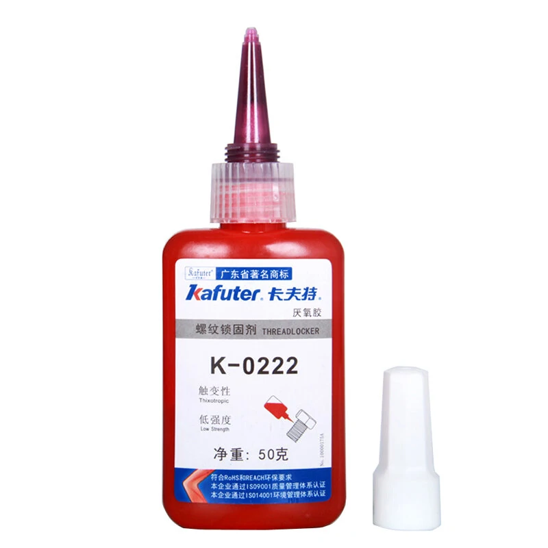 Kafuter K-0222 Low-Strength Thread Locker | Anaerobic Adhesive | Detachable Sealant 50ML