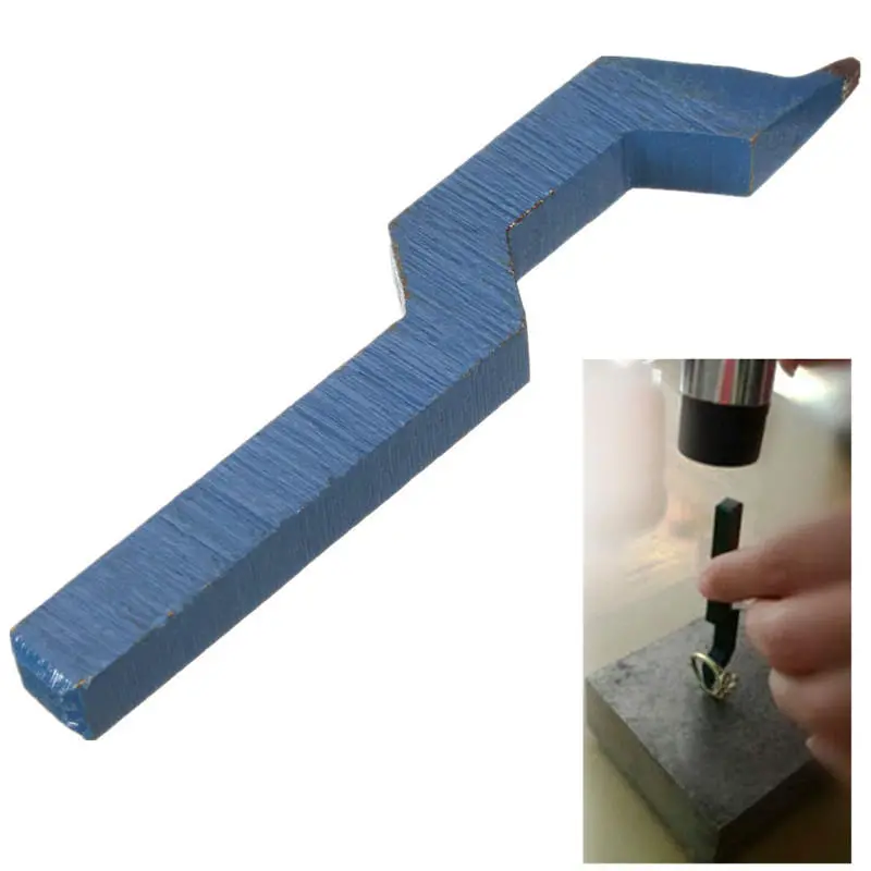 925 Sterling Silver Curved Stamp Tool | Jewelry Ring Marking Punch for Bracelet Watch