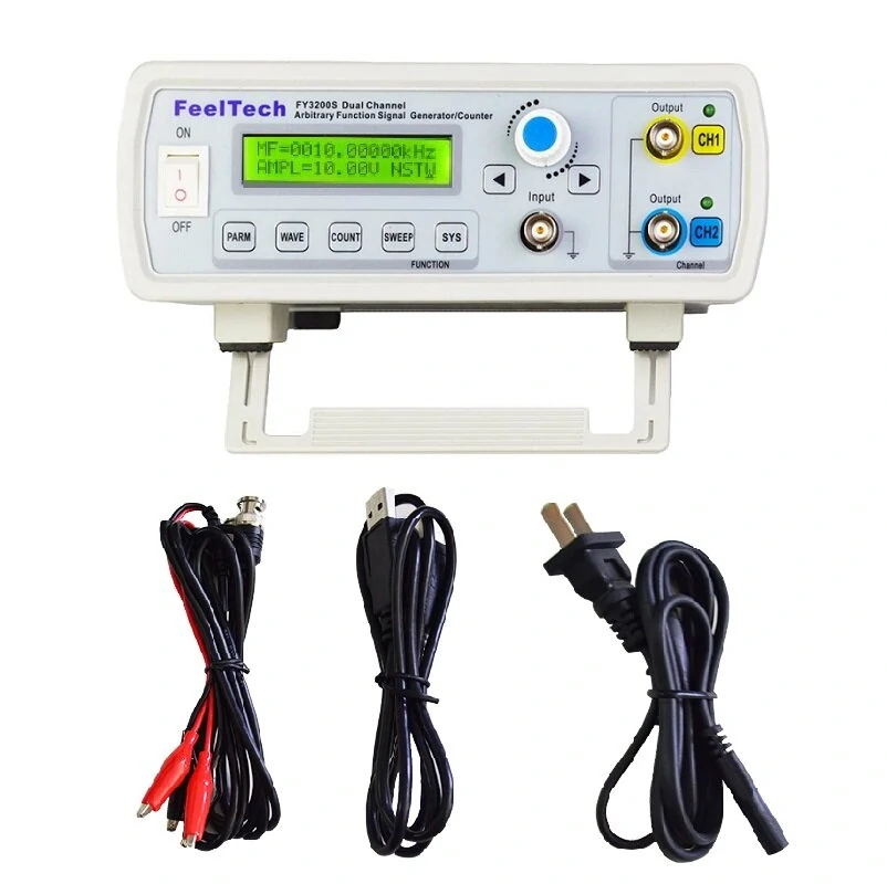 Siglent FY3224S 24MHz Function Generator | Dual-Channel DDS | Sine Square Wave
