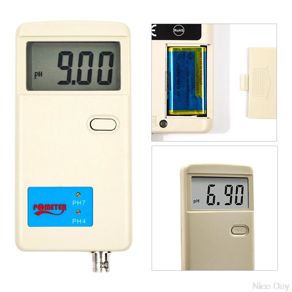 PH-012 Digital pH Meter | 0.00-14.00pH Water Tester for Laboratory & Biology