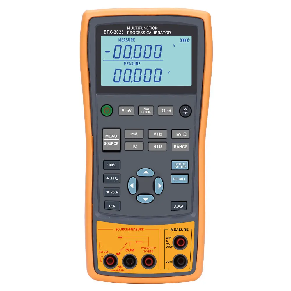 ETX-1825 Process Calibrator Multimeter | Split-Screen Display & PC Communication