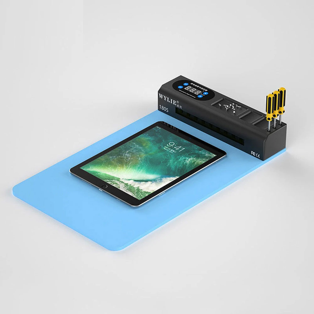 WL-1805 LCD Screen Separator | 220V/110V Hot Plate with Dust Check Light for Phone Repair