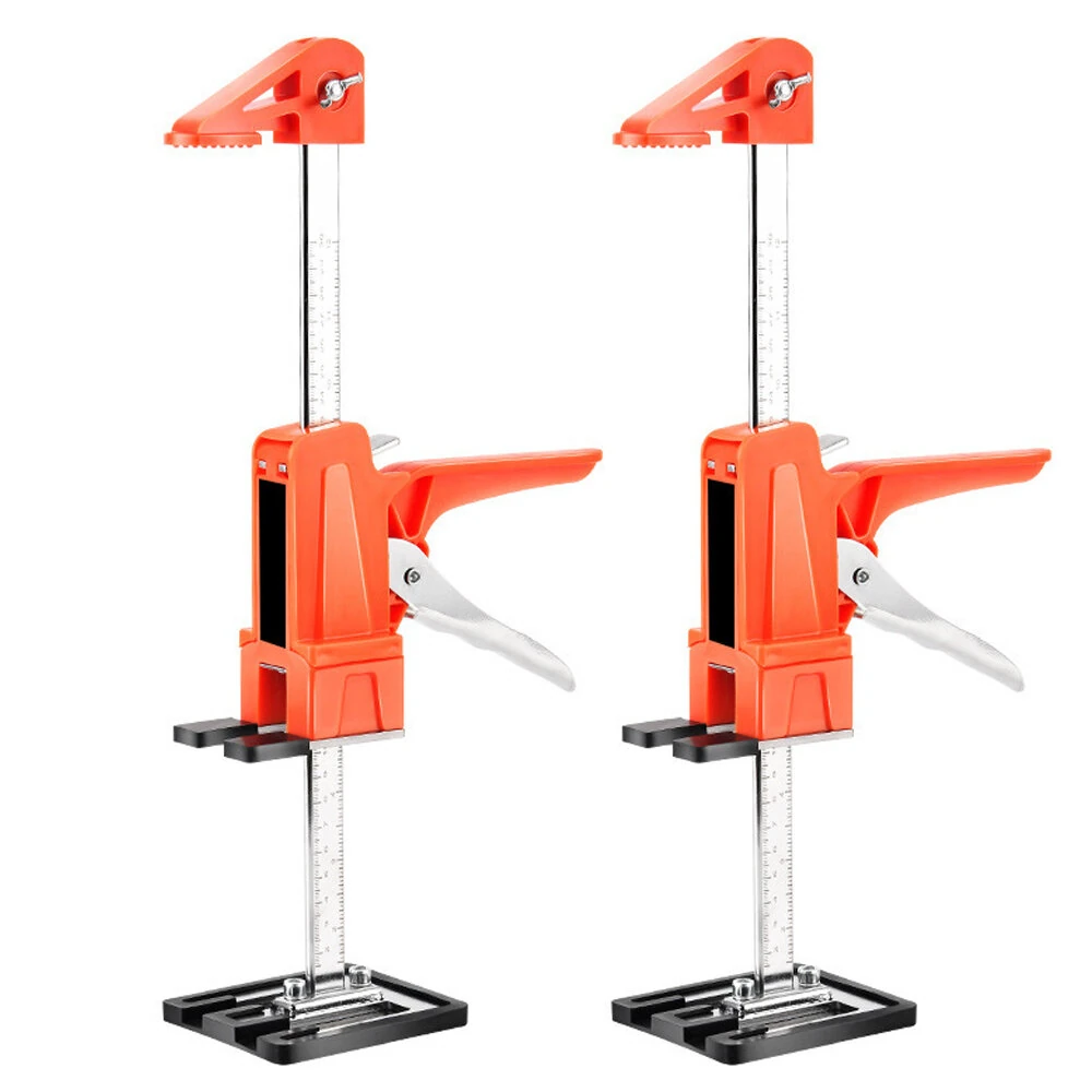 2PCS Labor Saving Woodworking Clamp - 400KG Lift Capacity | Height Adjustment Handle for Door & Cabinet Panels