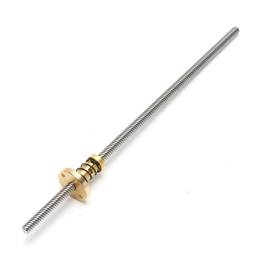 Machifit T8 300mm Lead Screw - 8mm Lead with Anti-Backlash Nut | CNC Parts
