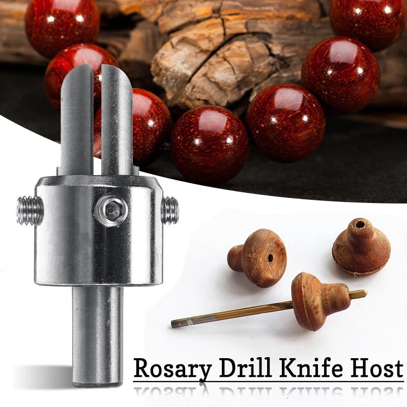 Wood Rosary Bead Maker Kit - DIY Drill Bit Woodworking Tool | Hole Saw Cutter