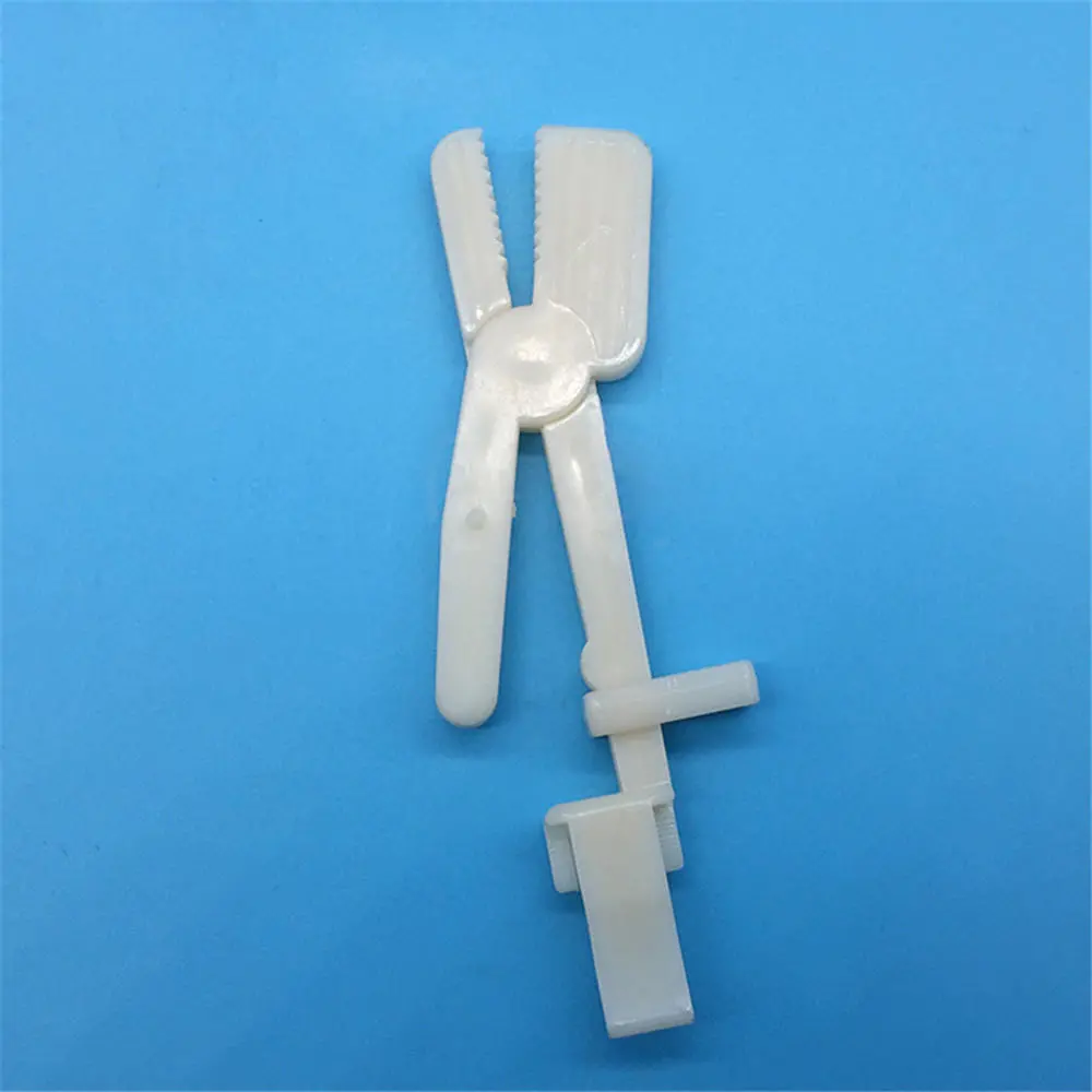 Dental X-Ray Film Holder Snap Clips | White Autoclavable Plastic for Oral Camera